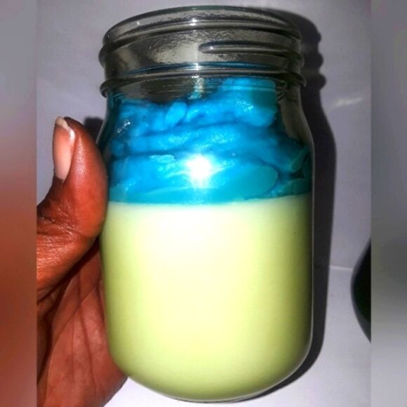 HAND Crafted Mermaid Lemonade dessert candles 13.5 - Picture 8 of 12